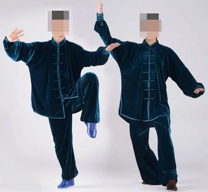 Костюмы для занятий кунг-фу унисекс серого/зеленого цвета 12 цветов |