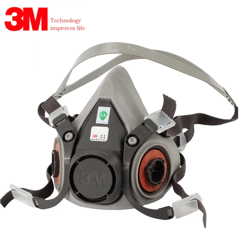 

3M 6200 Half Facepiece Respirator Organic Gas Protection Dust-proof Mask Gas Mask Anti Haze Painting Spraying Protective Mask