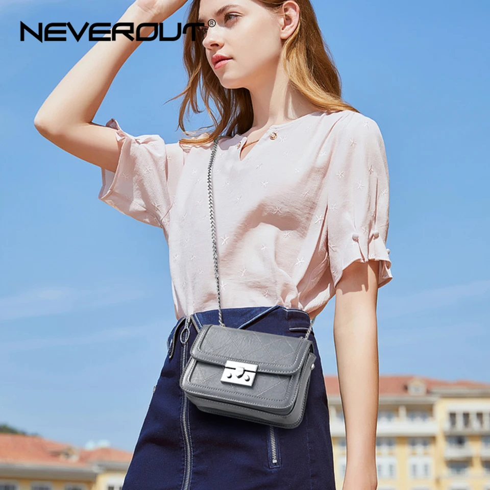 Сумка-мессенджер NEVEROUT из искусственной кожи маленькая сумка-мессенджер с
