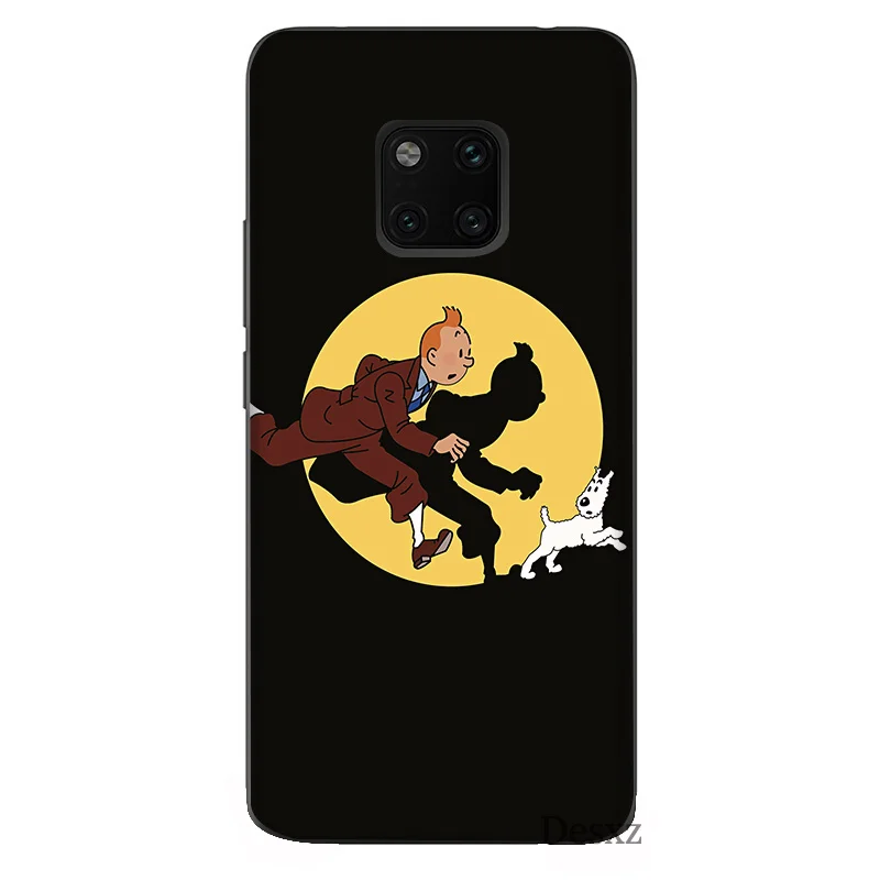 Чехол для телефона The adventures Of Tintin Красочный милый чехол huawei mate 10 20 lite Pro 2 3 4 4i i Y5 Y7 Y9