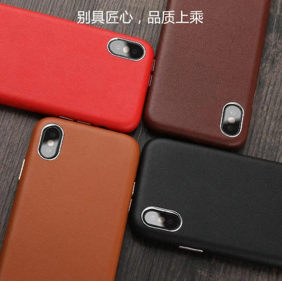 Чехол из натуральной кожи для iPhone XS 6 6S 8 7 Plus XR X Fundas Max Жесткий |