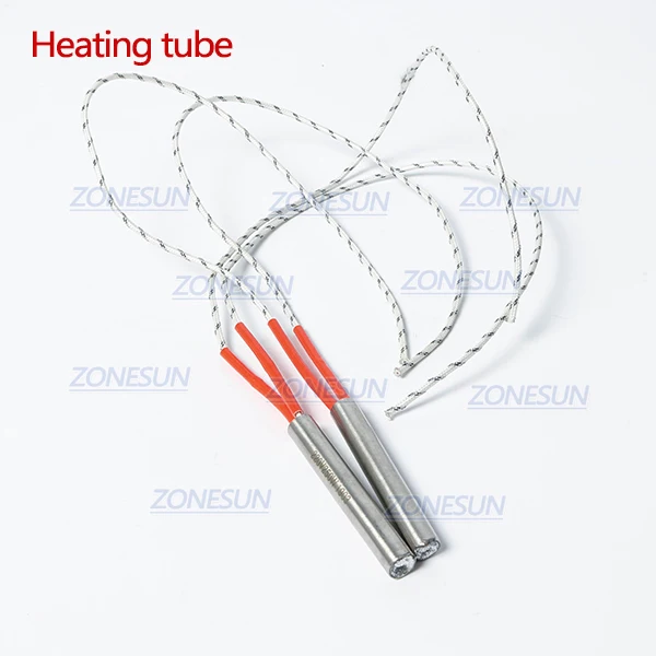2pcs Heating element ZONESUN машина для горячего тиснения фольгой аксессуар Запасные Части положение держатель рулона фольги держатель Т-образной паз верстак нагревательный элемент - Цвет: 2pcs Heating element