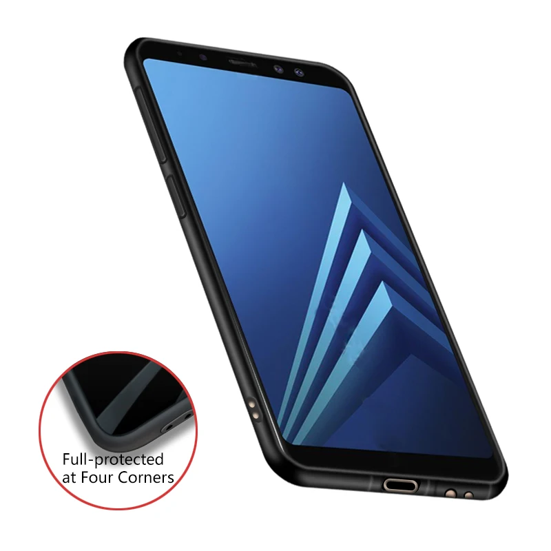 Силиконовый чехол EiiMoo для Samsung Galaxy A8 2018 A530 A530F мягкая задняя крышка телефона Plus A730 |