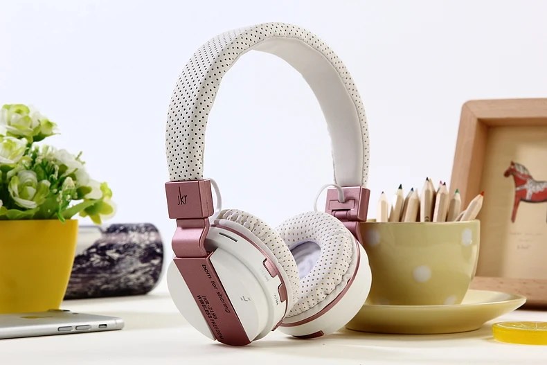 White No box Bluetooth гарнитура, беспроводные наушники, стерео музыка с микрофоном, Bluetooth наушники, поддержка fm-радио, TF карта, JKR 219B, luzzmix - Цвет: White No box