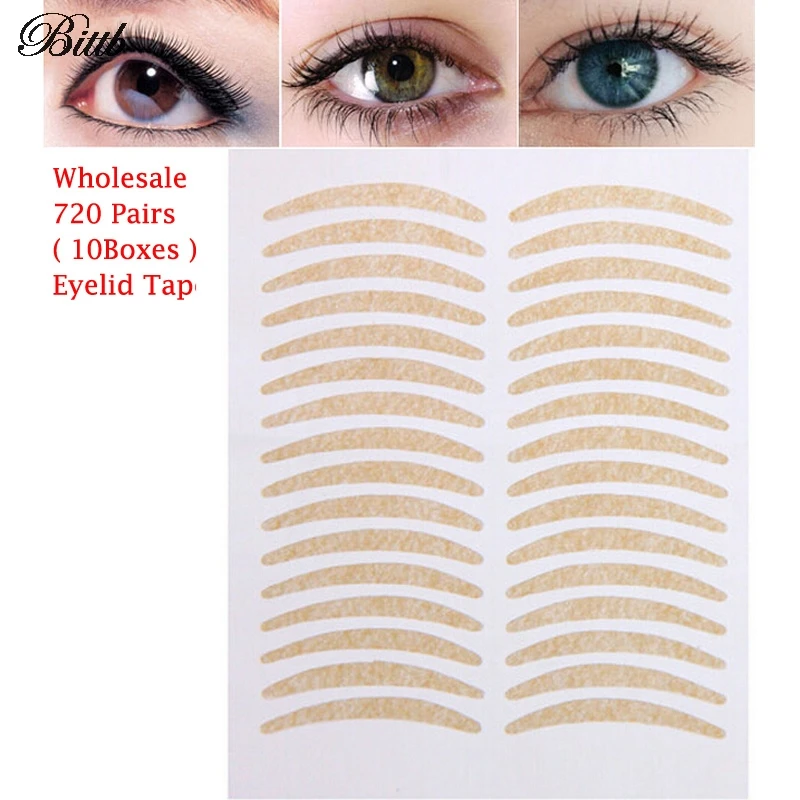 Bittb оптовая продажа 720 пар Волшебная невидимая двойная лента для век стикеры