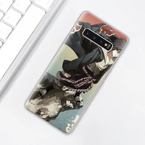 002 Ботинки в стиле аниме «Naruto Akatsuki чехол для телефона для samsung Galaxy S10e S10 плюс S7 S8 S9 Plus, Note 8, 9, 10, плюс S10 5G M20 M30 жесткий чехол Coque - Цвет: 002