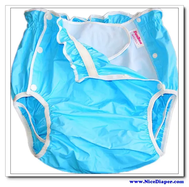 FUUBUU2219-White-S-1PCS подгузники для взрослых, не одноразовые подгузники для взрослых, шорты из ПВХ, подгузники для взрослых
