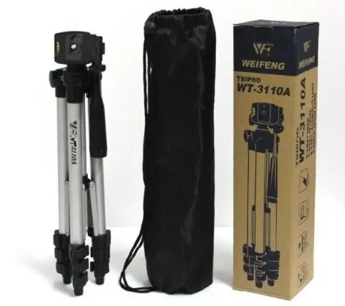 WEIFENG WT3110A Штатив с 3 способ HeadTripod для Nikon D7100 D90 D3100 DSLR sony NEX 5N A7S Canon 650D 70D 600D WT 3110A|tripod with