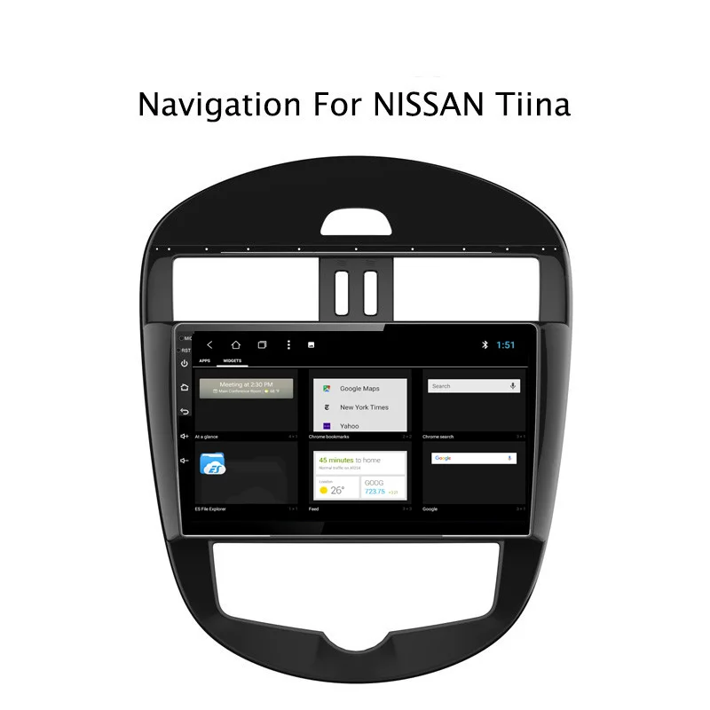NAVITOPIA 10.1inch Quad Core/Octa Core Android 8.1 Car DVD Multimedia GPS Navigation for Nissan Tiida 2011-2015 | Автомобили и