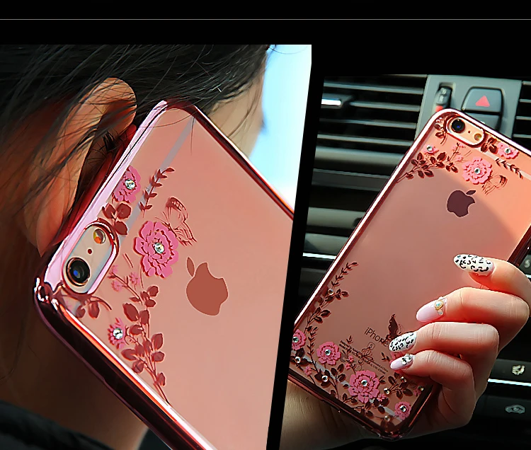 Чехол для iPhone 11 Pro Max 2019 5S 6 6S 7 8 Plus X XR XS Роскошный прозрачный мягкий чехол из ТПУ с