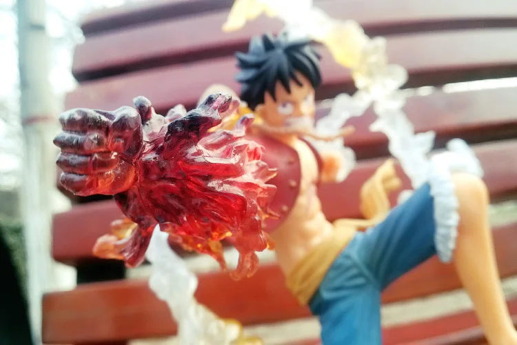 Аниме One Piece Monkey D Luffy Gomu no Red Hawk Боевая версия ПВХ фигурка куклы игрушки|toy armchair|doll