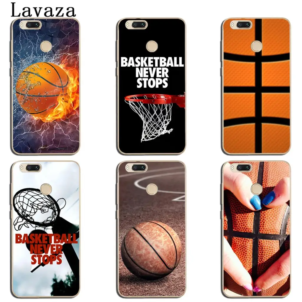 Чехол для телефона Lavaza Basketball dark Xiaomi MI 10 9 9T CC9 CC9E A3 Pro 8 SE A2 Lite A1 6 pocophone f1