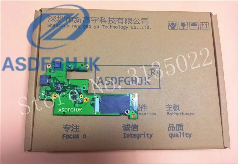 48.4HH22.011 для Dell Inspiron 15R N5010 DG15 плата ввода вывода 488.4hh02. 011 USB E SATA Lan DC 01002 100% ТЕСТ ОК|lan