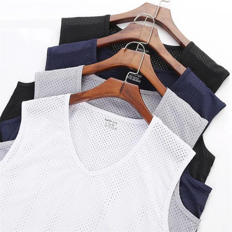 Жилет Мужской Воздухопроницаемый сетчатый Быстросохнущий жилет из вискозы с