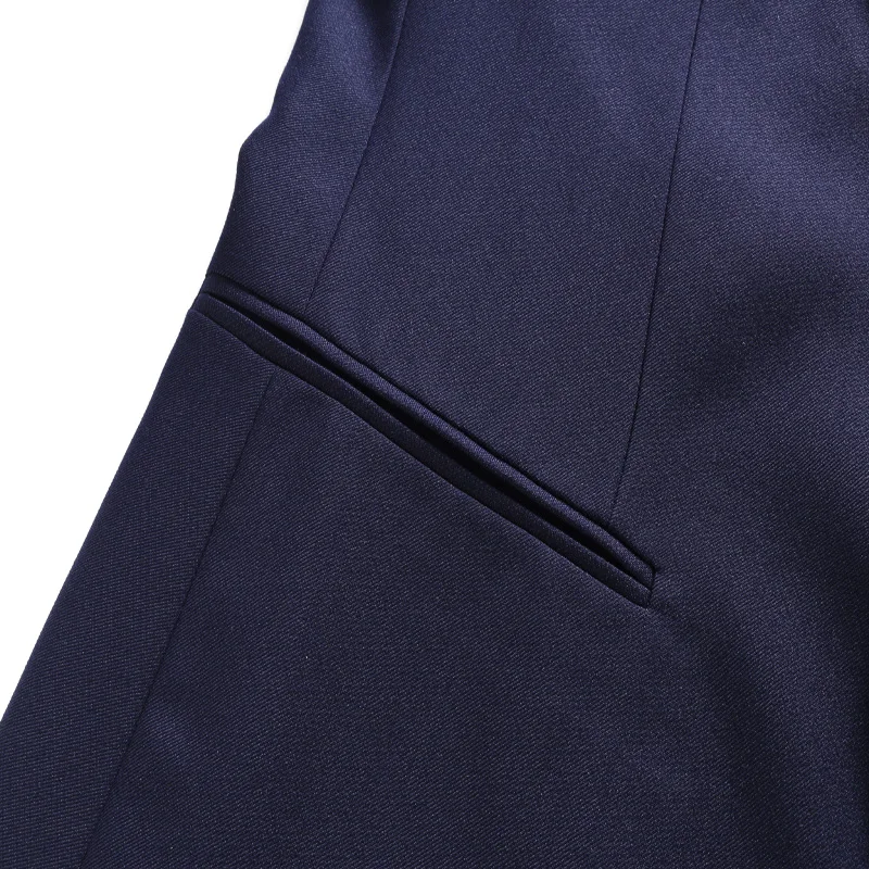 (Куртка + жилет брюки) осень 2017 высококачественные мужские повседневные деловые