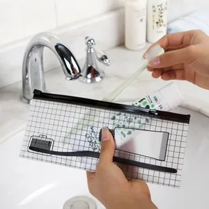 Дорожные косметички из ПВХ, водонепроницаемая Прозрачная женская косметичка, органайзер для туалетных принадлежностей, сумка для хранения косметики, Несессер для мытья