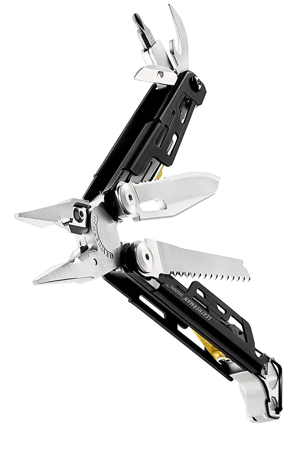Мультитул LEATHERMAN-SIGNAL Camping с пожарным стартером, молотком и аварийным свистком-8 цветов