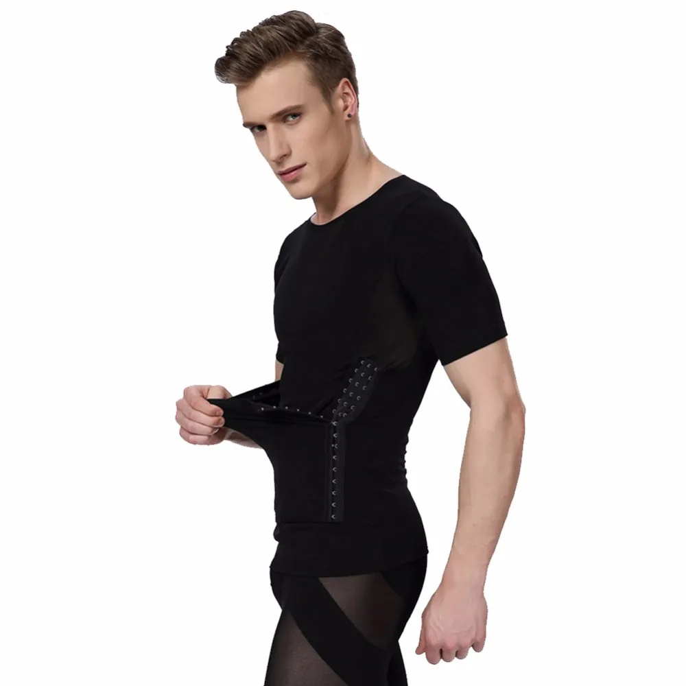 2016 хит мужской формировочный жилет для похудения пояс талии живота рубашка