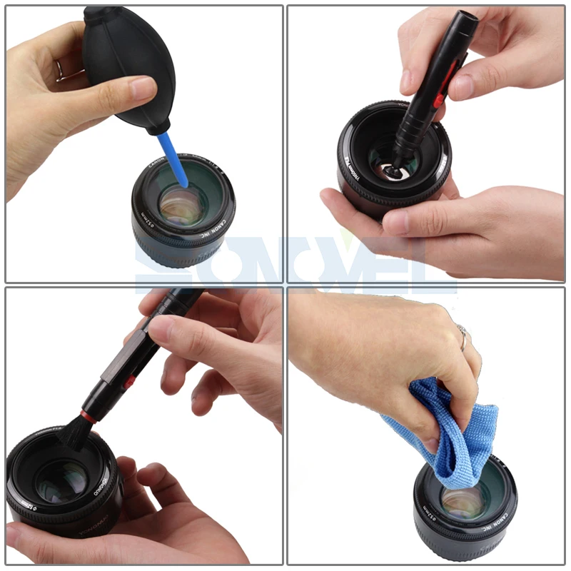 Набор для очистки объектива 3 в 1 + профессиональный набор ремонта DSLR гаечный ключ