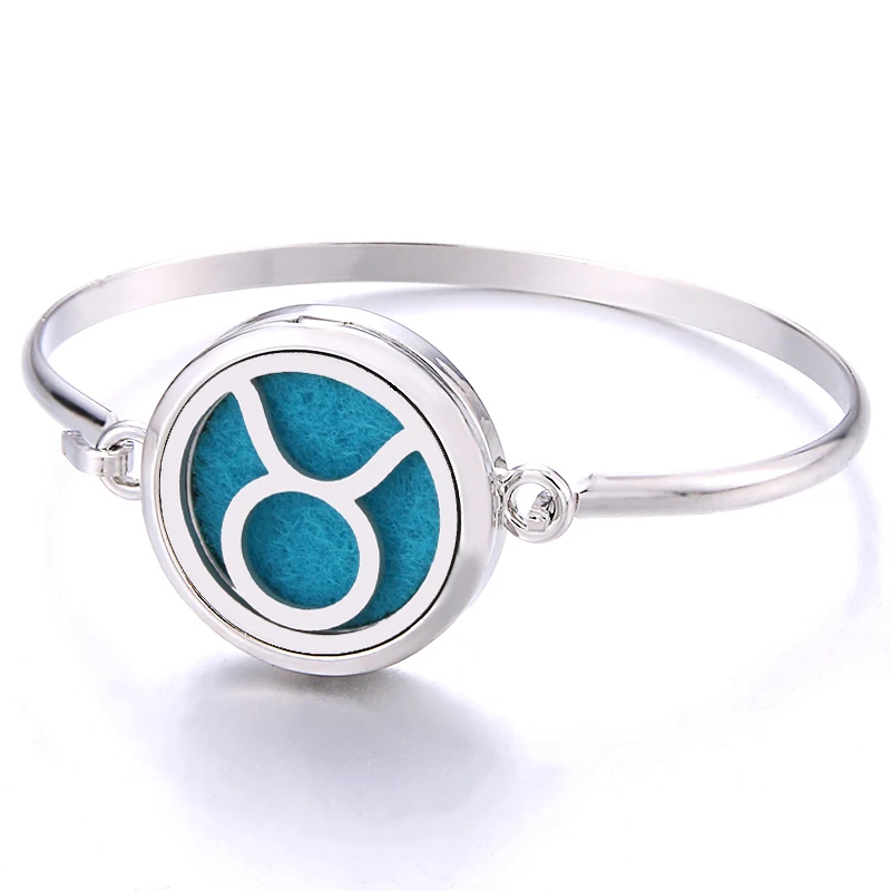 Созвездия медальон браслет Таурус из нержавеющей стали эфирное масло диффузор