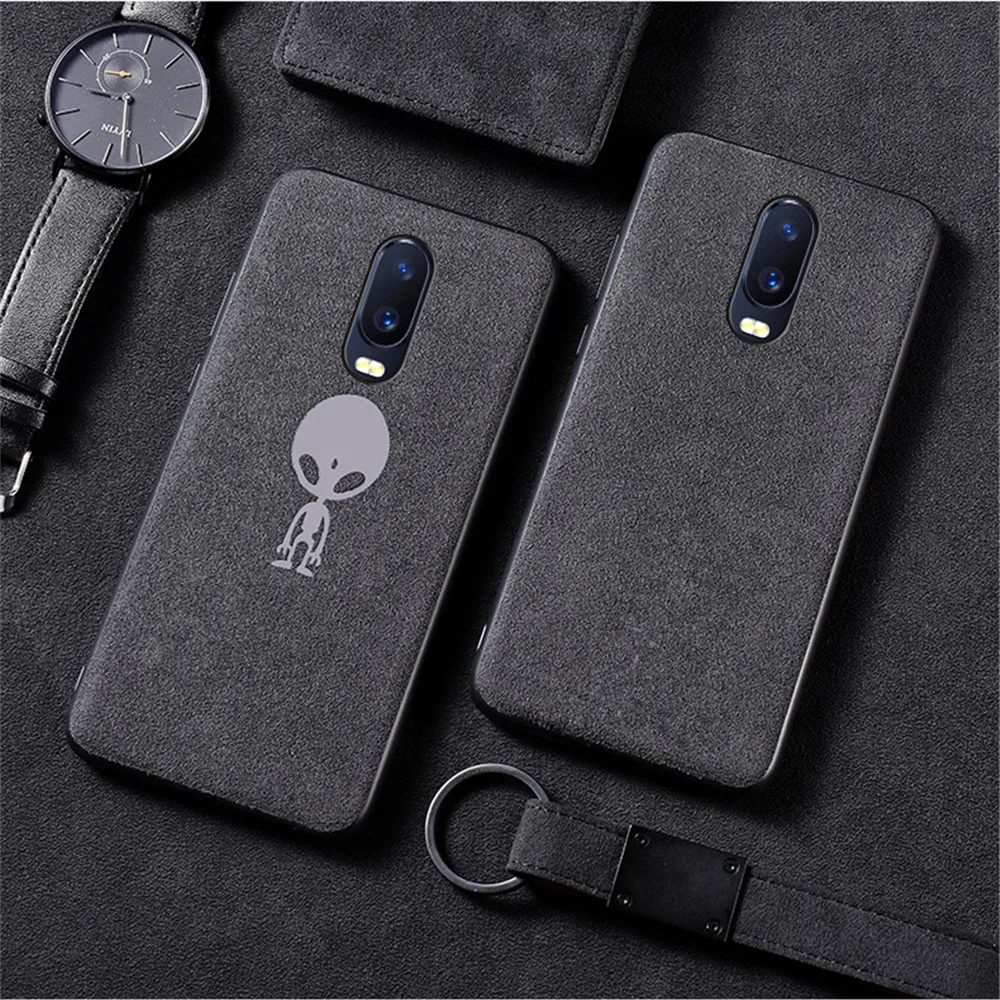 Модный Роскошный замшевый меховой кожаный чехол для OnePlus 5 5T 6 7T 7Pro мягкая задняя