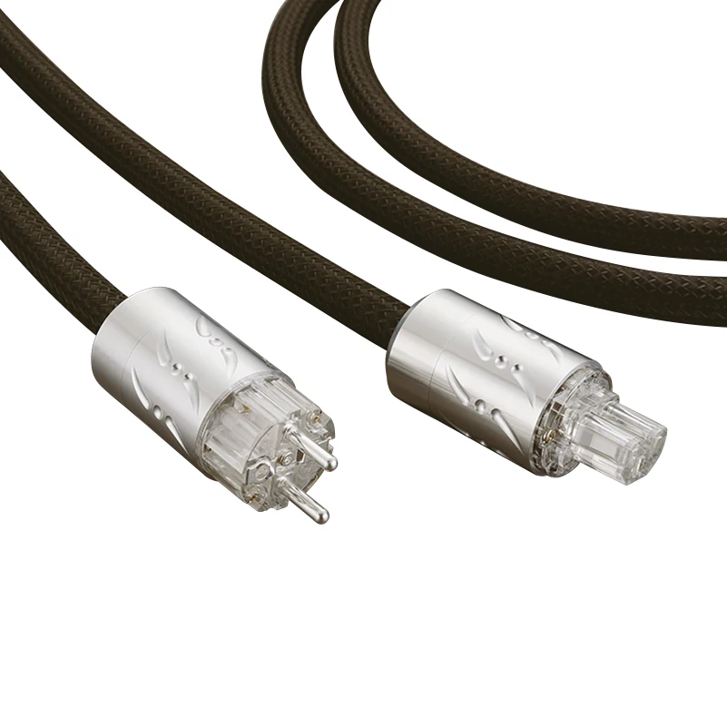 1 шт Hi end ETR 1501 16 Multplex медь Schuko Audiophile AC кабель питания с родиевым покрытием стандарт