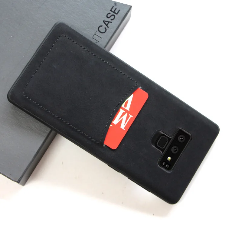 Ретро Чехол из искусственной кожи для Samsung Note 9 чехол с несколькими держателями