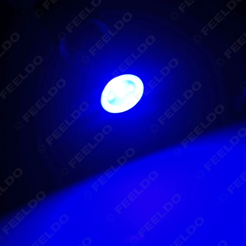 FEELDO 10 шт. Super T5 Power 1 Вт 1LED Автомобильные светодиодные клиновидные панели освещения