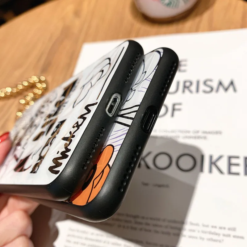 Чехол с изображением Микки Мауса и алмазной текстурой для huawei P20 mate 20 lite Pro P smart Plus