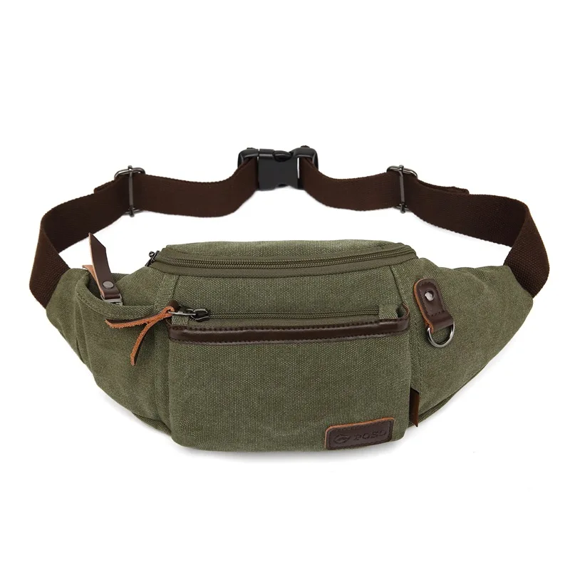 POSO сумки на пояс Брезентовая сумка портативная маленькая вместительная для