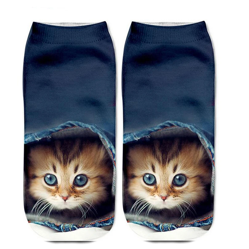 

YSDNCHI Animal Printed Cute Warm Girls Cotton Socks Women Daily Socks Harajuku Colorful Tube Art Casual Soft Hot Sale