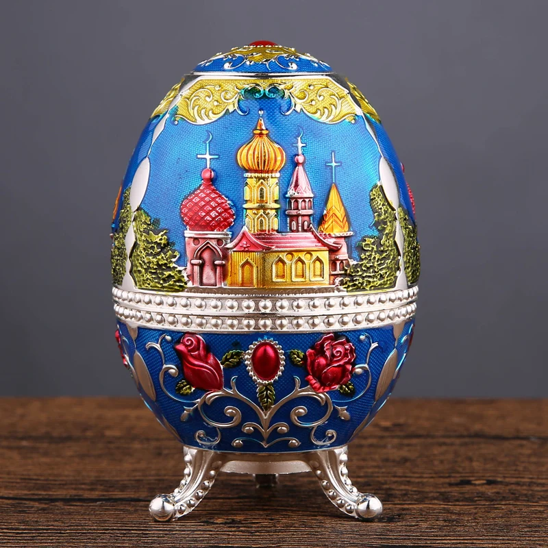 10*7,5 см ива Европейский Стиль Автоматическая коробка для зубочистки модный замок Павлин Яйцо Металл Винтаж контейнер для зубочисток коробки