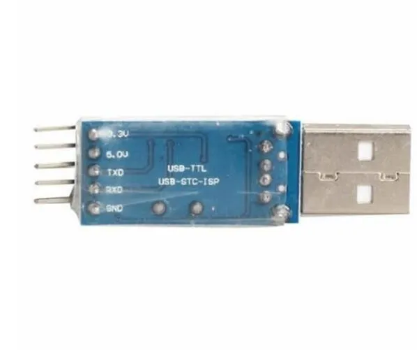 10 шт./лот PL2303 USB к RS232 TTL конвертер адаптер модуль с пыленепроницаемой крышкой