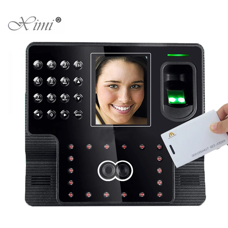 ZK iface102 лицо + отпечаток пальца 125 кГц RFID карта посещаемость времени система