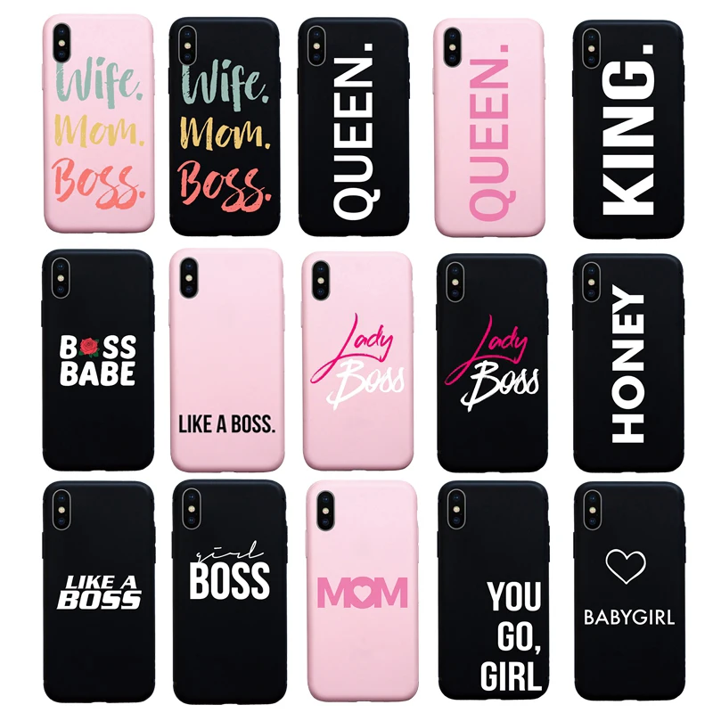 Крутой бренд Hug Me Lady Boss Мягкий силиконовый чехол для iphone 6 6s 7 8 9 Plus Funda Coque 5s SE X XS Max XR