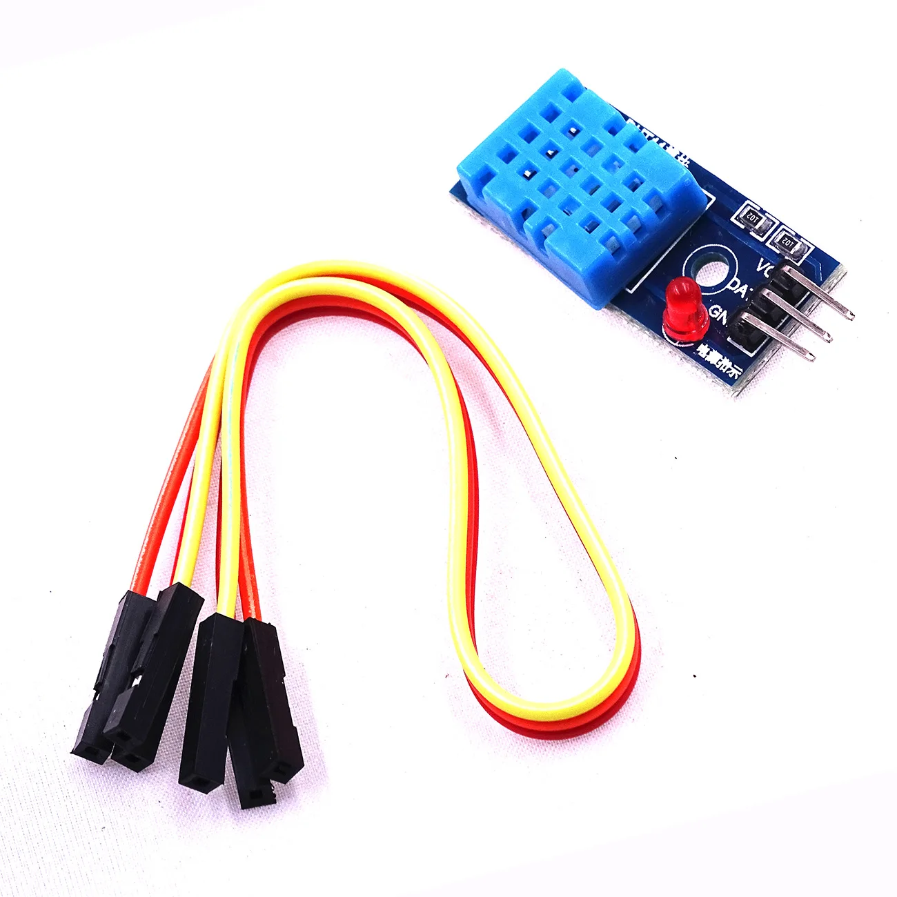 Модуль датчика температуры и относительной влажности DHT11 для Arduino кабель DuPont|digital