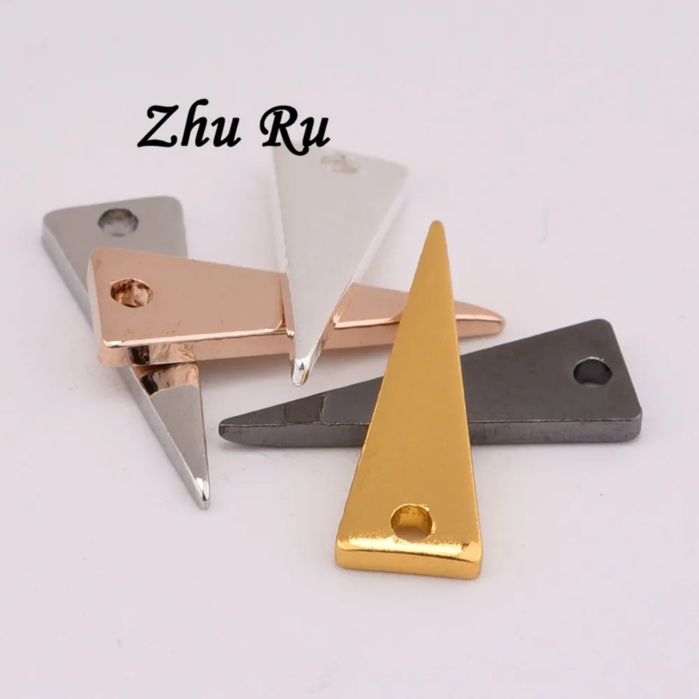 10 шт ZHU RU 17 5*6 мм Новая мода ожерелье Кулон Винтаж Горячая продажа острый Топ