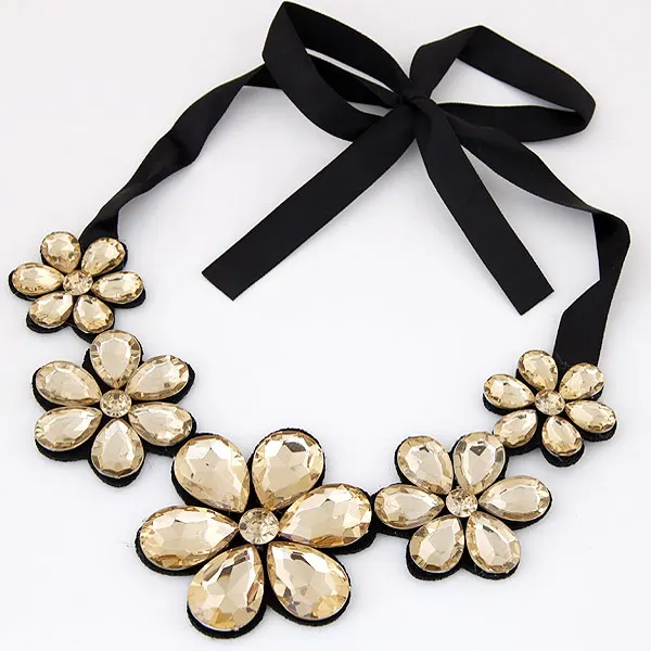 Модное колье массивное ожерелье для женщин bijoux ленточная цепочка из акриловых