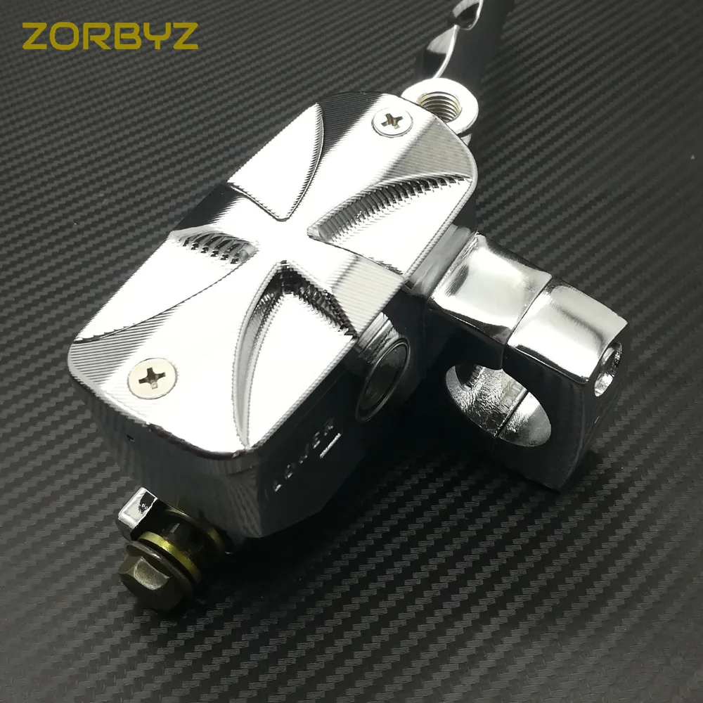 Рычаги управления мотоциклом ZORBYZ Chrome универсальные рычаги тормоза и
