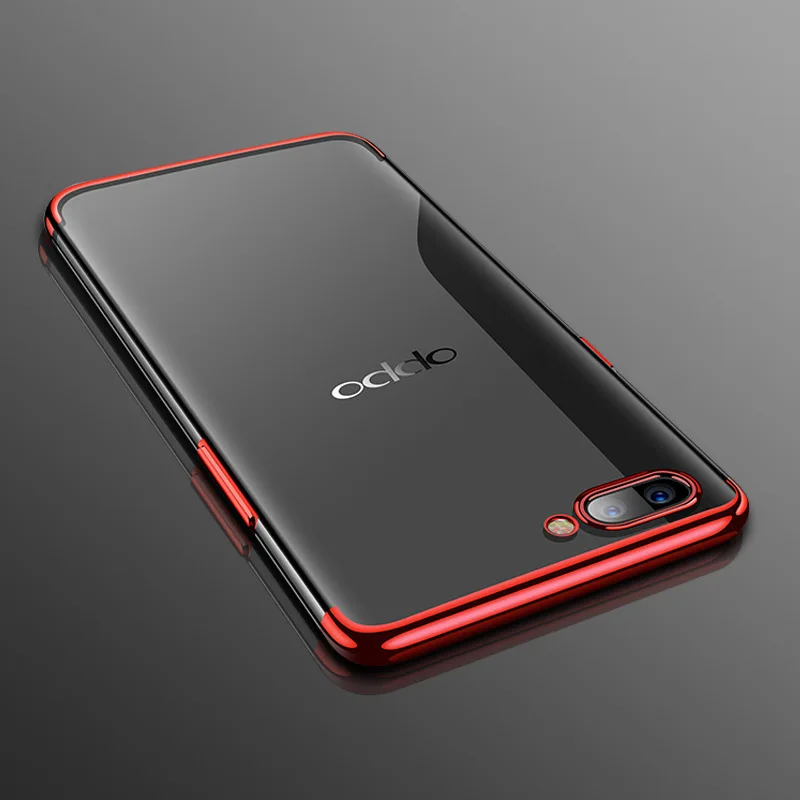 Rezzol ясного лазерного покрытие чехол для OPPO K1 R15X Мягкие тонкие из