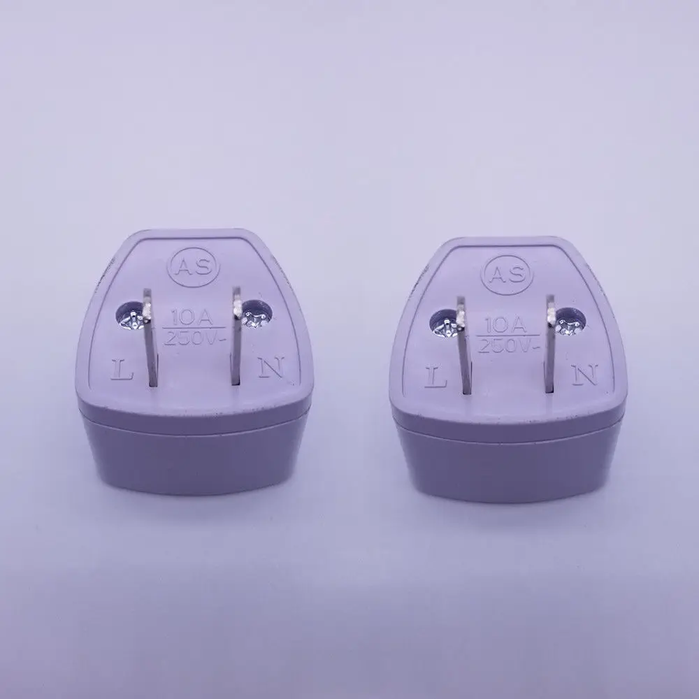 2x 3 Prong to 2 Outlet Electrical Ground AC Adapter Grounding Converter | Обустройство дома