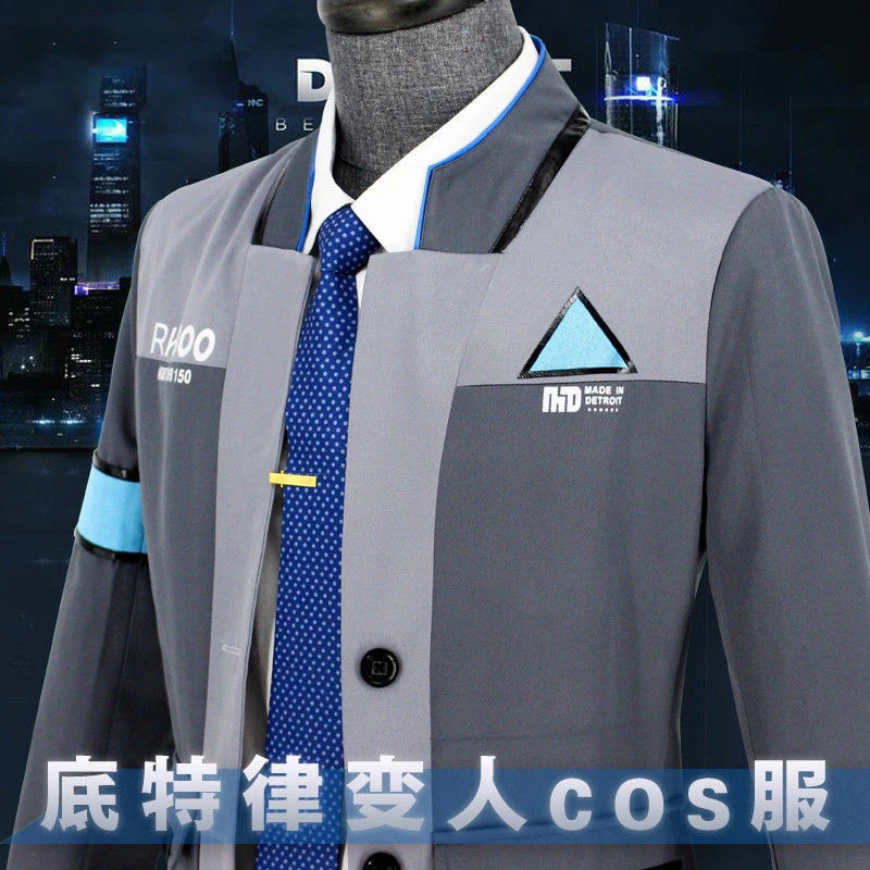 Костюм для косплея Ainiel из игры Детройт: стать человеком Коннор RK800 мужской костюм
