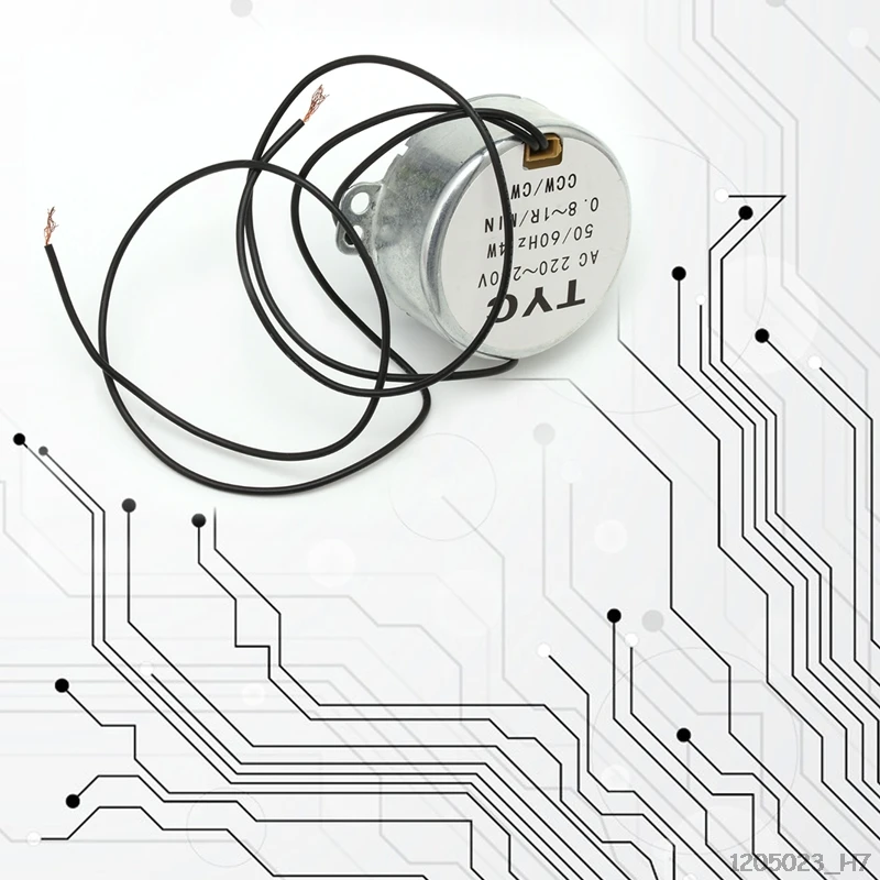 4W 50/60Hz синхронный двигатель 5/6 об/мин вращение по часовой стрелке и против Микроволновая печь Проигрыватель
