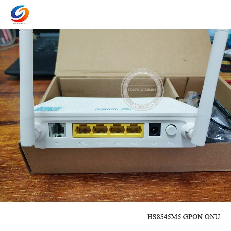 Оригинальный Новый Hua Wei GPON ONU ONT FTTH Fibra Optica HS8545M5 роутер 1GE + 3FE 1TEL USB Wifi мини размер
