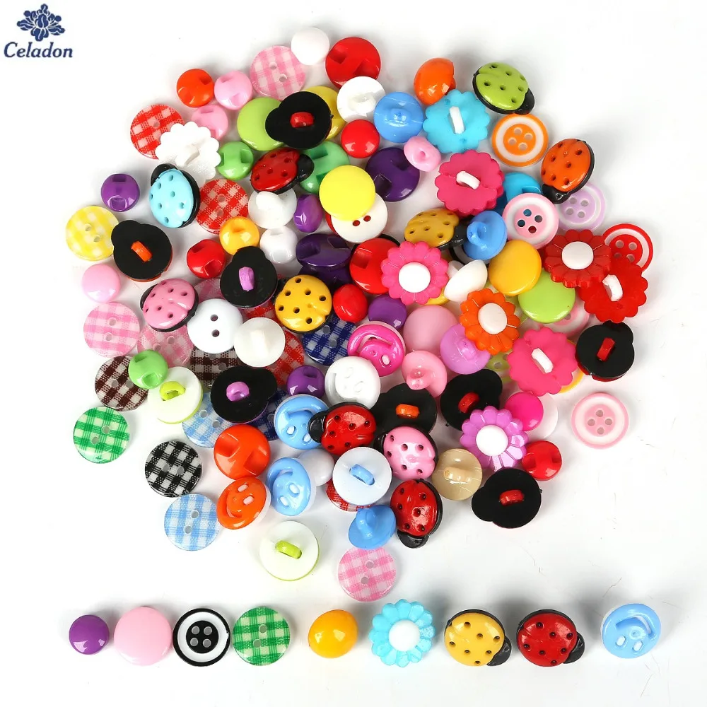 50 шт. разнообразные пуговицы для скрапбукинга 9 15 мм|buttons sewing|clothes accessoriessewing crafts |