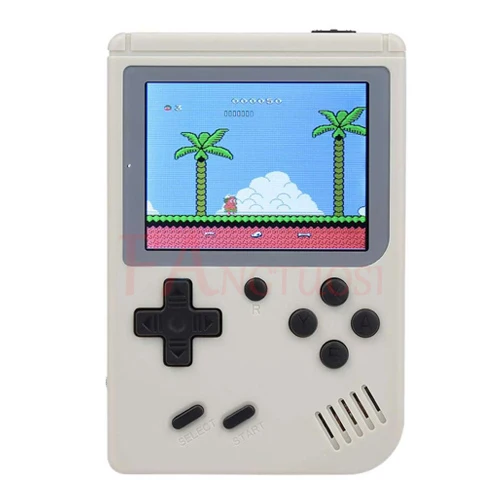 White Мини портативная игровая консоль 8 бит встроенные 168 игры 3,0 дюймов цветной ЖК-экран игровой плеер лучший подарок для ребенка Ностальгический плеер - Цвет: White