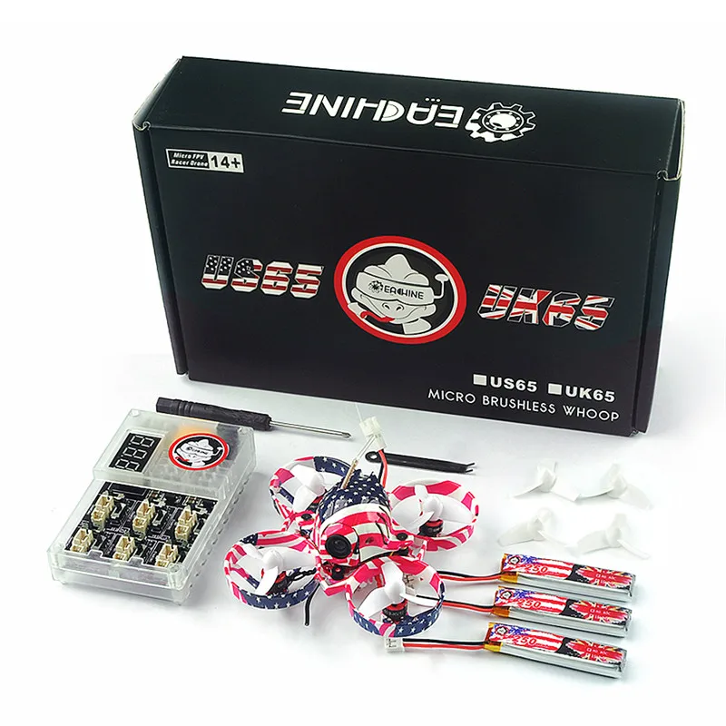

Eachine US65 UK65 65 Whoop FPV BNF Crazybee F3 OSD 6A Blheli_S ESC