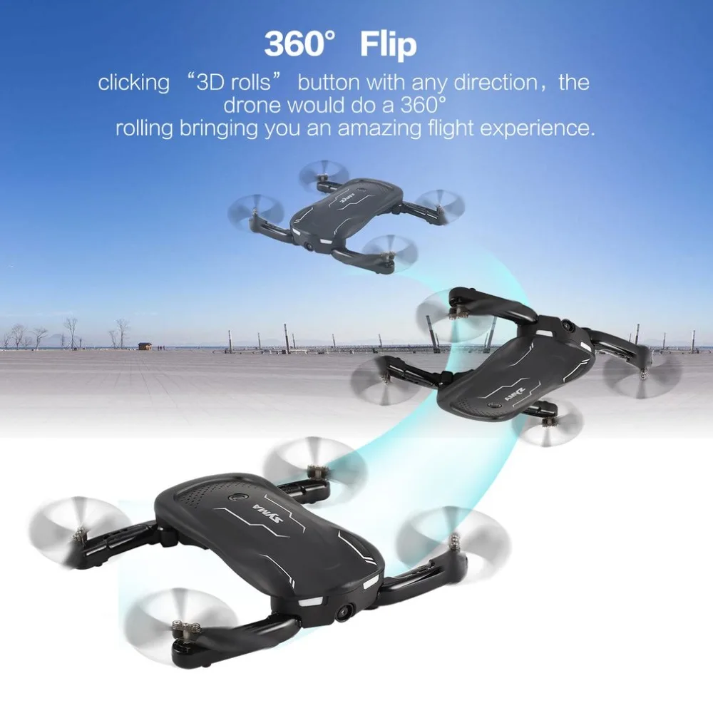 Z1 Smart RC Квадрокоптер 2,4G FPV складной Дрон с 720P HD Wifi камерой в реальном времени удержание высоты оптическое позиционирование потока