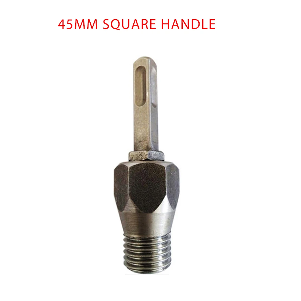 45mm Square Handle Дровяные сверла, сверла, разделительные конусы, дровяный сплиттер, винтовые сверлильные инструменты, аксессуары для столярной фермы - Цвет: 45mm Square Handle