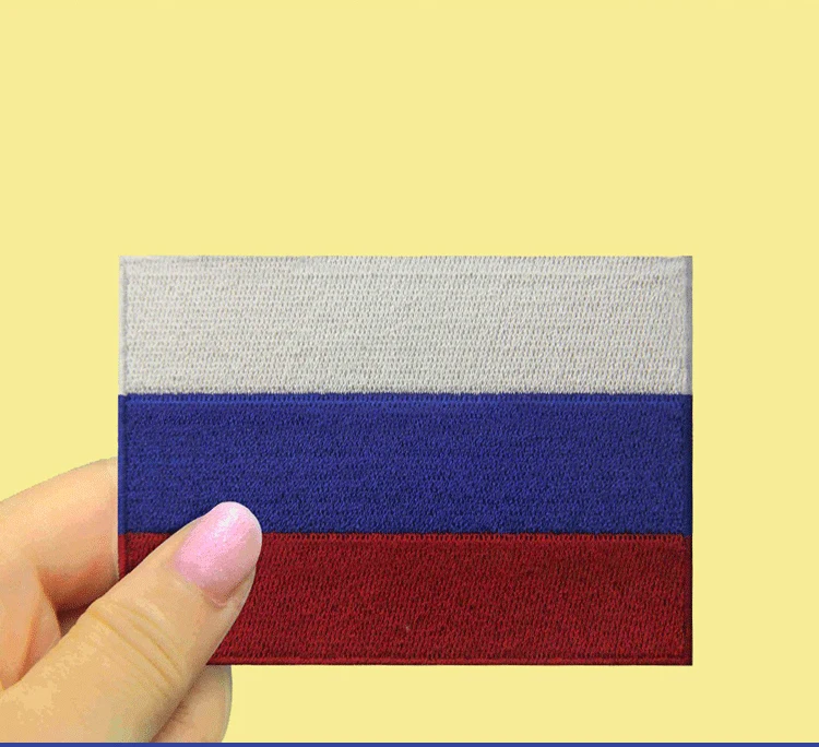 Embird патчи вышитые патчи для одежды флаг России DIY украшения футболки Значки для детский значок